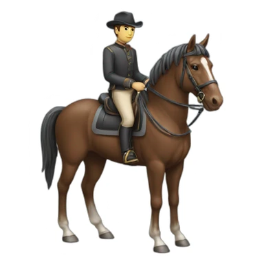 Homme-cheval sticker