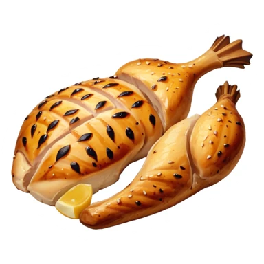 Grilled Chicken breast sticker