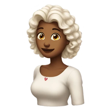 woman in love sticker