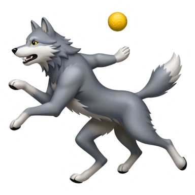 Wolf spiel dicsgolf sticker