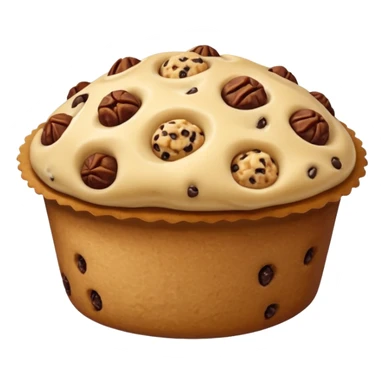 one filled DATE like medjool with like cookie dough topping  sticker