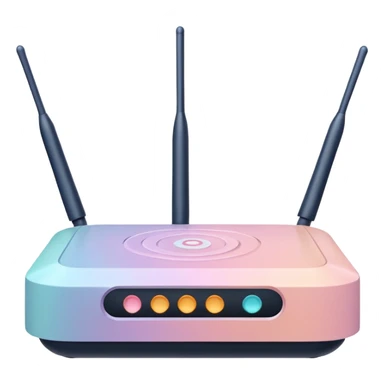 Can you make the AI LLM model router (the one with hub connecting to different LLMs) more abstract with pastel colors? sticker