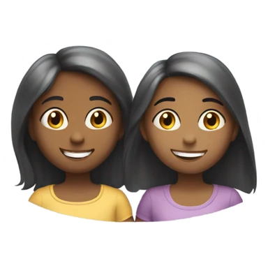 Girls in love sticker