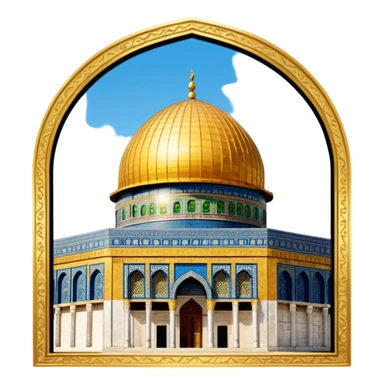 Dome of the rock, Palestine sticker