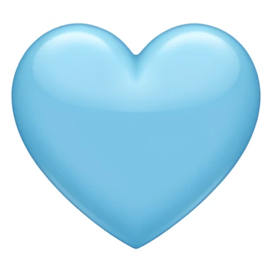 Corazon azul claro sticker