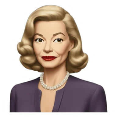 Lauren bacall sticker