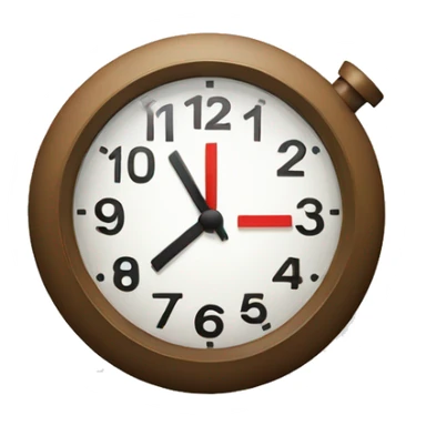 clock with plus sign sticker