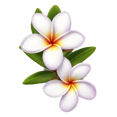 Plumeria sticker