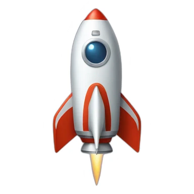 Rocketship sticker