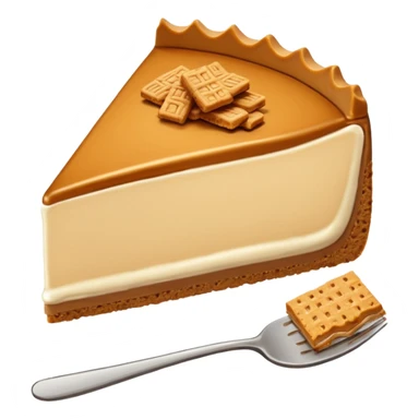 slice of biscoff cheesecake sticker