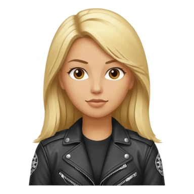 triathlete long blonde hair woman biker sticker