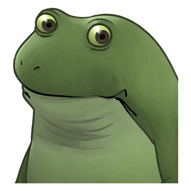 bufo adjusts clock to 4 o clock sticker