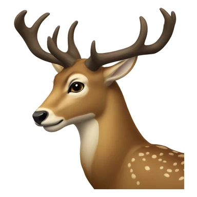 Reign deer sticker