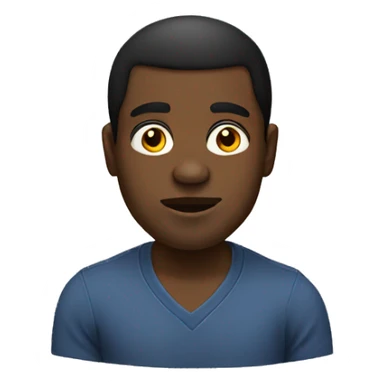 A xxl black guy sticker