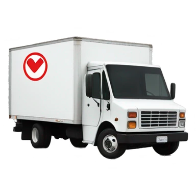 Boxtruck with letters "PGS” on the side sticker