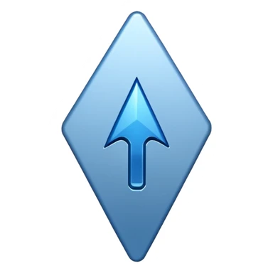 Blue cursor sticker