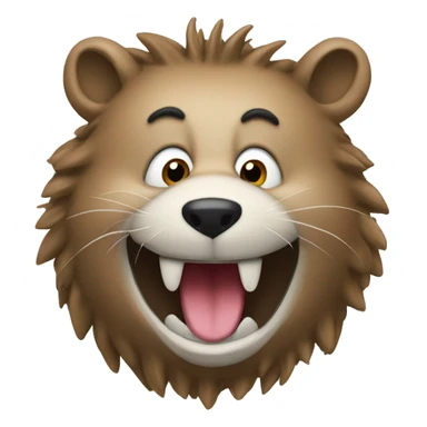 Nasenbär mit essen sticker