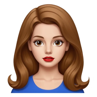 Lana del rey hairflip sticker