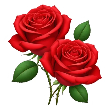 Red roses  sticker