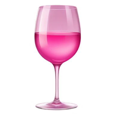 Pink wine sticker