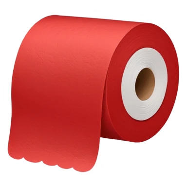 krımızı tuvalet kağıdı sticker