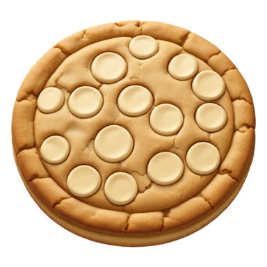 White chocolate chip cookie sticker