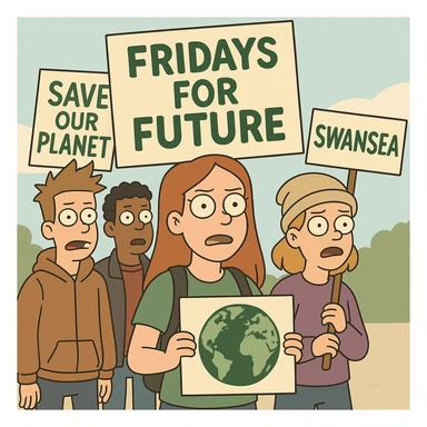  Fridays for Future the Swansea people  sticker