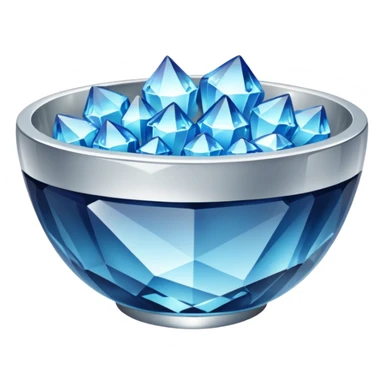 a bowl of blinged crystal sticker