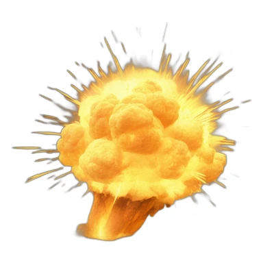 an epic explosion sticker