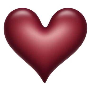burgundy heart with the inscription AIW sticker