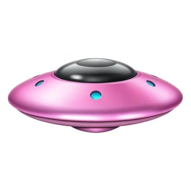 pink UFO sticker