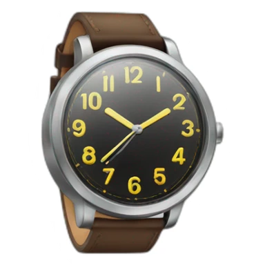 Mirando el reloj sticker