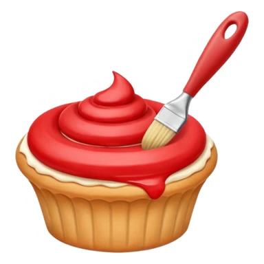 Pastry silicon brush  sticker