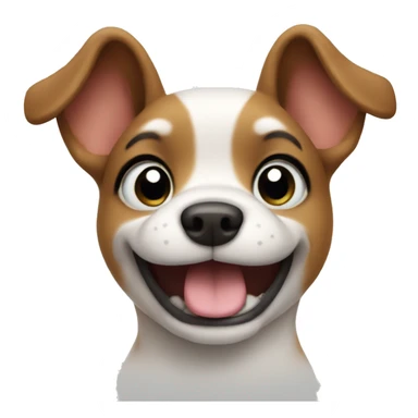 Cute dog with thumbs up sticker