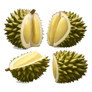 crying durian sticker