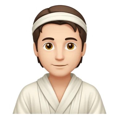 white male spiritual healer sticker