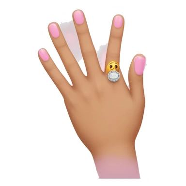 Pinky and ring finger sticking out sticker