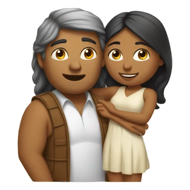 Indian women and white male sticker