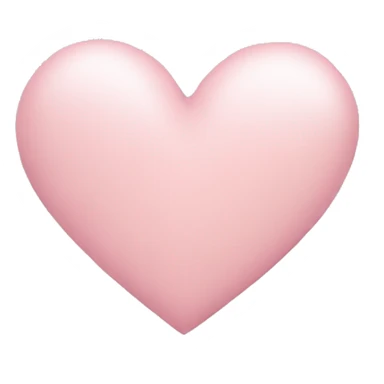 Light pink heart sticker