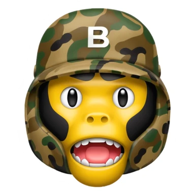 Сделай логотип Bape sticker