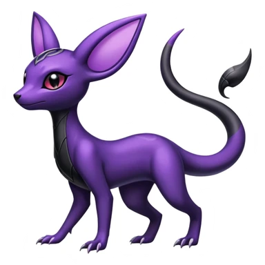 Shiny Salandit-Umbreon-Espeon-Hybrid (Full body) sticker