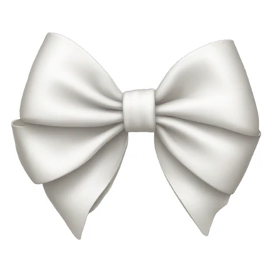 white bow sticker
