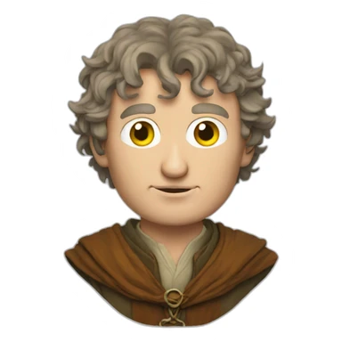 Trump as frodo sticker