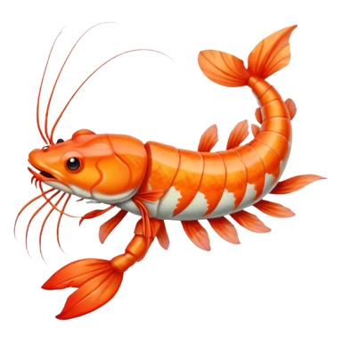 Tiger-Prawn-Koi-Fish sticker