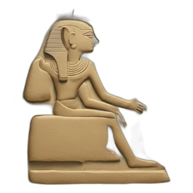 make an Egyptian Rosetta Stone with hieroglyphs and cuneiform sticker