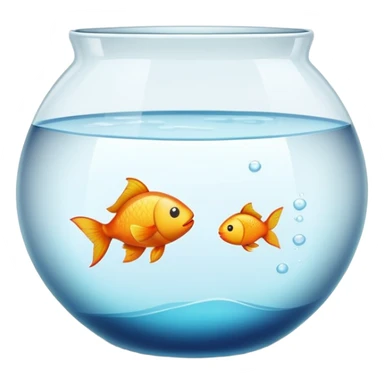 Empty fishbowl sticker