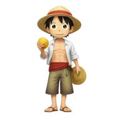 luffy et nauto fesant un tope - là sticker