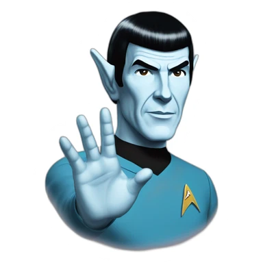 Spock live long and prosper sticker