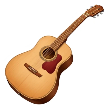 acoustic guitar sticker