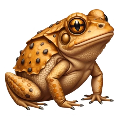 dry desert toad sticker